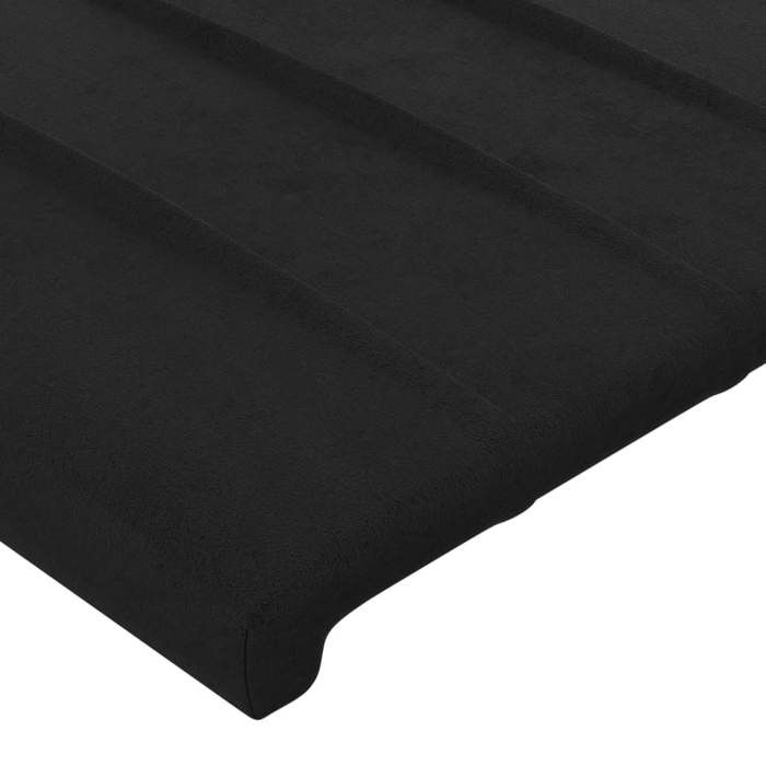 Maison Exclusive - Tête de lit Noir 200x5x118/128 cm Velours