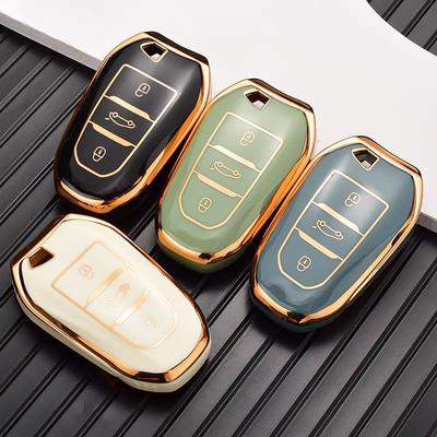TPU Car Remote Key Case Cover Shell For Peugeot 2008 3008 4008 5008 308 408 508 Citroen C1 C2 C4 C6 C3-XR Picasso Grand DS3 DS5
