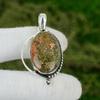 Mothers day Deal Natural Grass Garnet Elegant Pendant Jewelry Sterling Silver