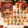 Kids Christmas Gift 2026 Chick Advent Calendar, 24 Day Countdown Box with Daily Acrylic Ornaments, Festive Tree Hanging Decor for Holiday Party