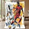 Cristiano Ronaldo Theme Blanket Soft Flannel Blanket Plush Throw Blanket Cozy Sofa Bed Blanket for Home Decor