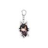 55MM Anime hololive Keychain Tokino Sora/Robocosan/Ōokami Mio/Shirogane Noel Key Chain Acrylic Model Plate Christmas Gifts
