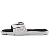 Under Armour Ignite Slip Resistant Abrasion Resistant Slide Slippers Men's Black Silver 3022711-100(Team285-)