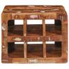Wine Rack Brown 44 X 30 X 35 Cm Solid Upcycled Wood