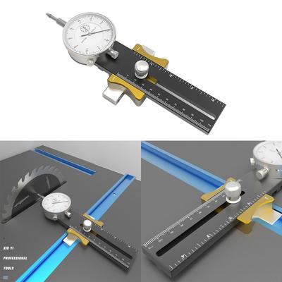 130-220mm Regulacja Wskaźnika Piły Stołowej, Regulowane Piły Stołowe Wskaźnik Precyzyjnej Kalibracji Narzędzie Wysoka Temperatura