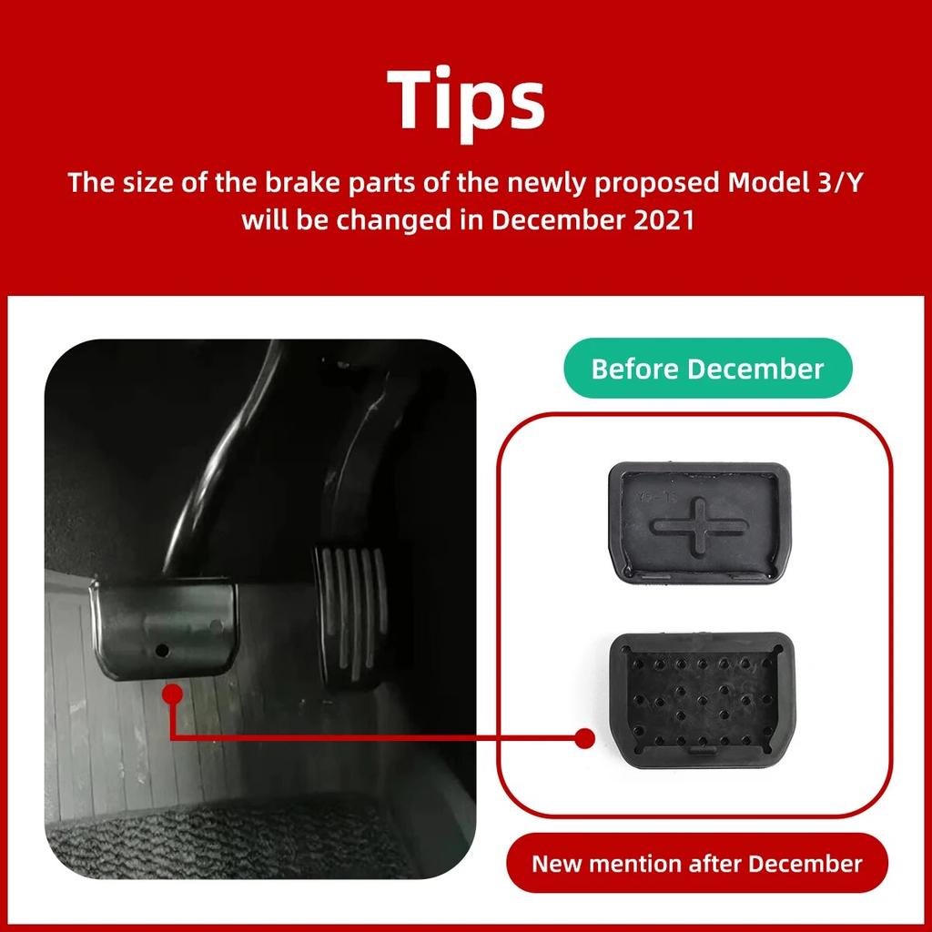 Aluminum Alloy Foot Pedal For Tesla Model 3 Model Y Accelerator Brake Pedal Rest Pedal Pads Mats Cover ModelXS 2023 Accessories
