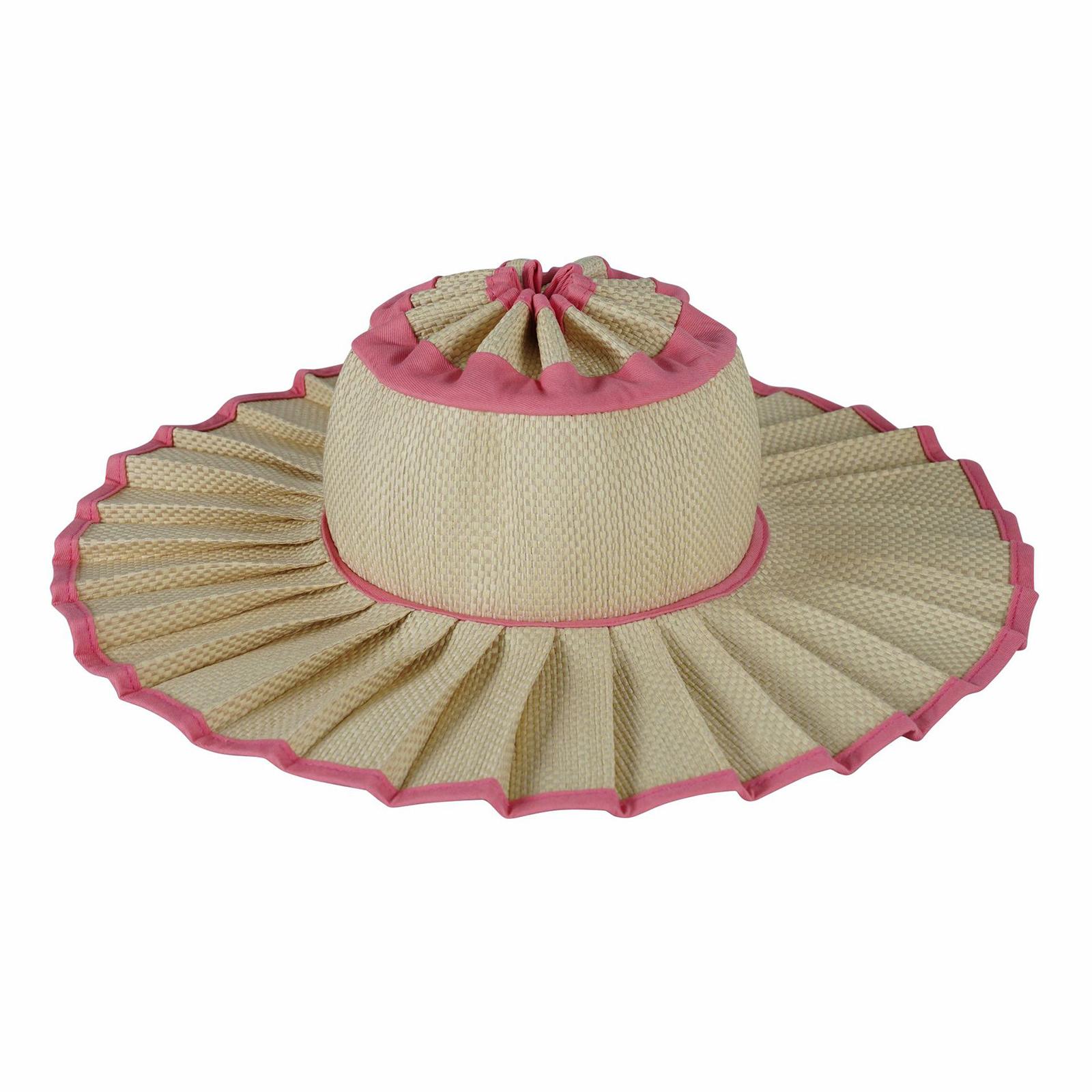 

Ladies Fashionable Foldable Sunscreen Casual Versatile Pleated Hat