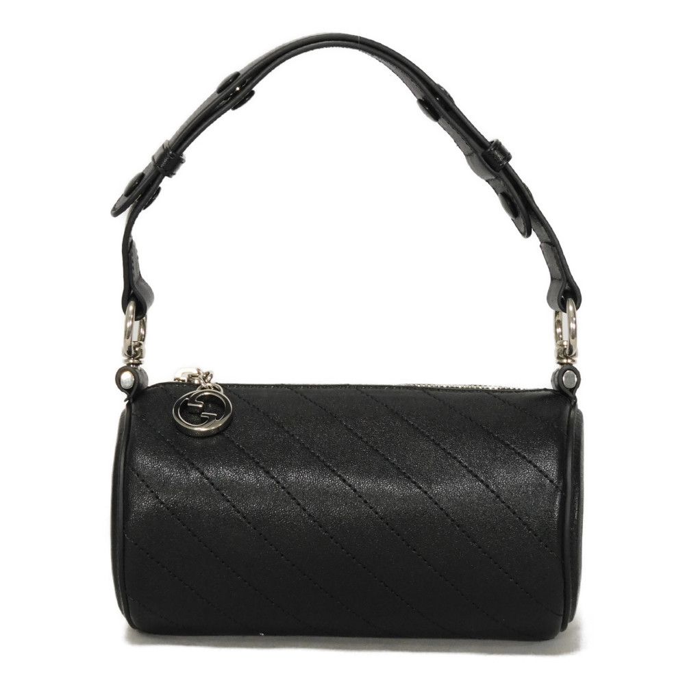 

Used 9539 Blondie Mini Bag 760170 AACPY 1000 7921 GG Charm 2WAY RFID Interlocking G Black Unisex from Japan AUTHENTIC