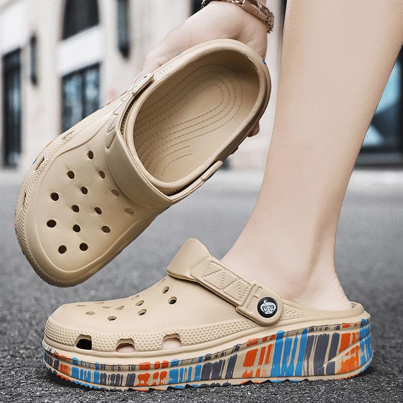 Bekväma Color Block Sports Sandaler med stötdämpning och halkfri sula för utomhusaktiviteter