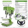 Jiashuer Multi-functional Bench Drill & Milling Machine CN Plug (adapter Included)