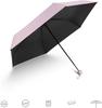 Mini Pocket Five - Folding Compact Portable Capsule Umbrella for Womens Rain and UV Pure Color 6 Bone Parasol