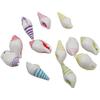 100 Pcs Mixed Mini Conch Sea Stars Seashells Seahorse Beach Wedding Ornament for Wedding Decor, Home Decor and Craft Project