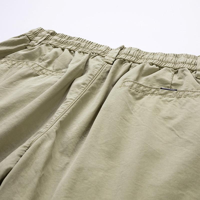 Pánské letní outdoorové pracovní šortky JAYSCE módní volné prodyšné kapesní capris ležérní mikroelastické pevné kalhoty cargo