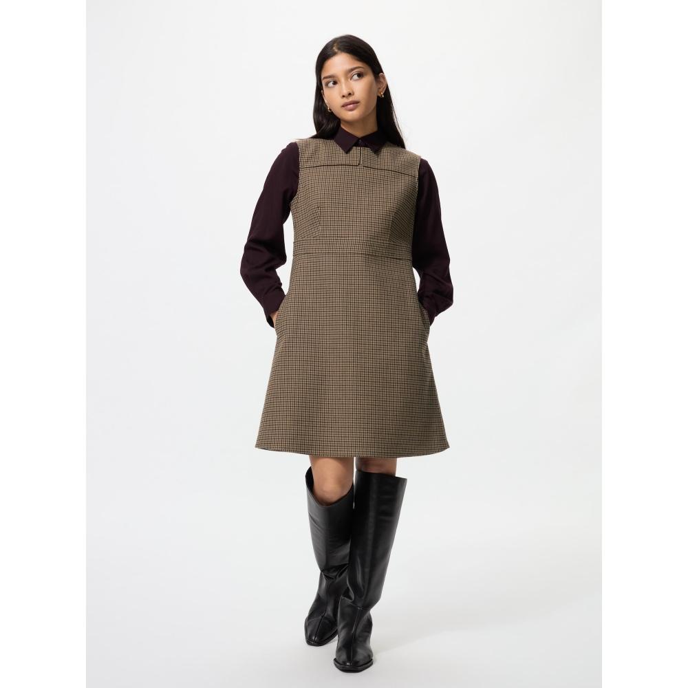 Uniqlo Double Face Mini Dress  Sleeveless 