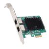 PCIe Gigabit Network Card Professional RTL8125B Dual Port 2.5G High Speed PCI Express Ethernet Adapter for Desktop PC