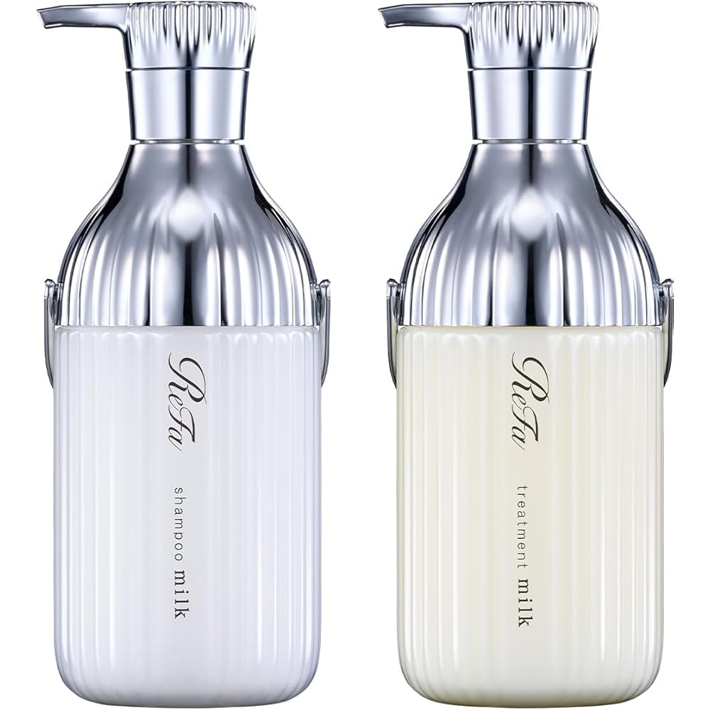 ReFa Milk Protein White Floral Musk Shampoo and Treatment Set 300ml