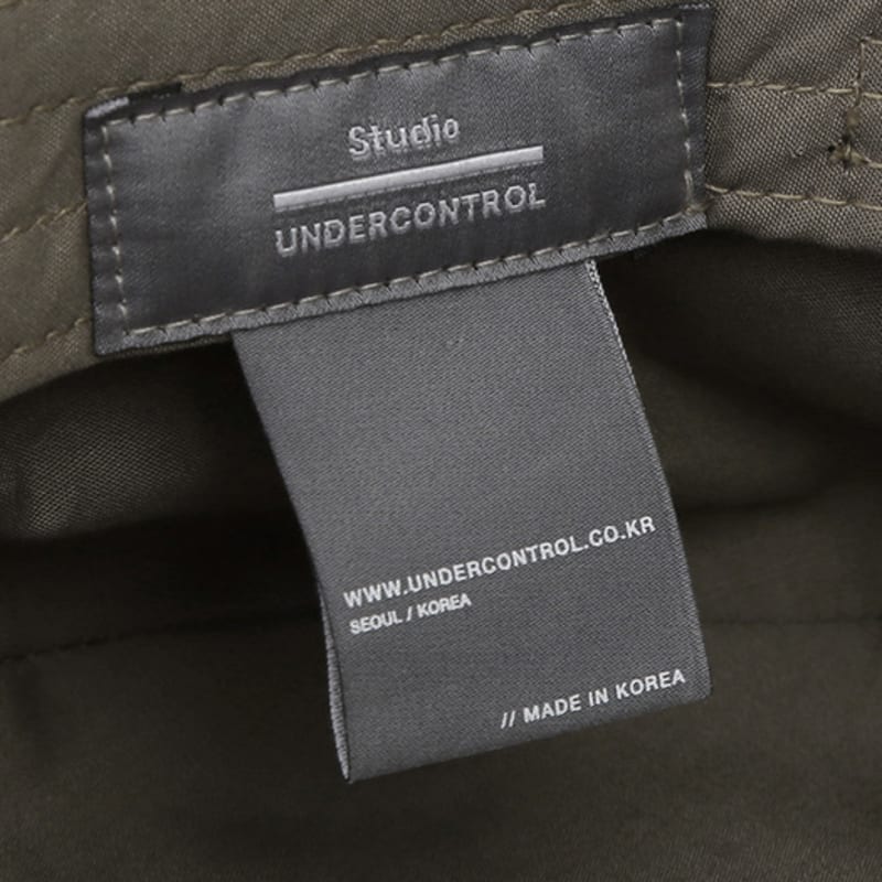 UNDERCONTROL Studio  FULL MOON BERET / WOOL CHECK / SMOKE GREY