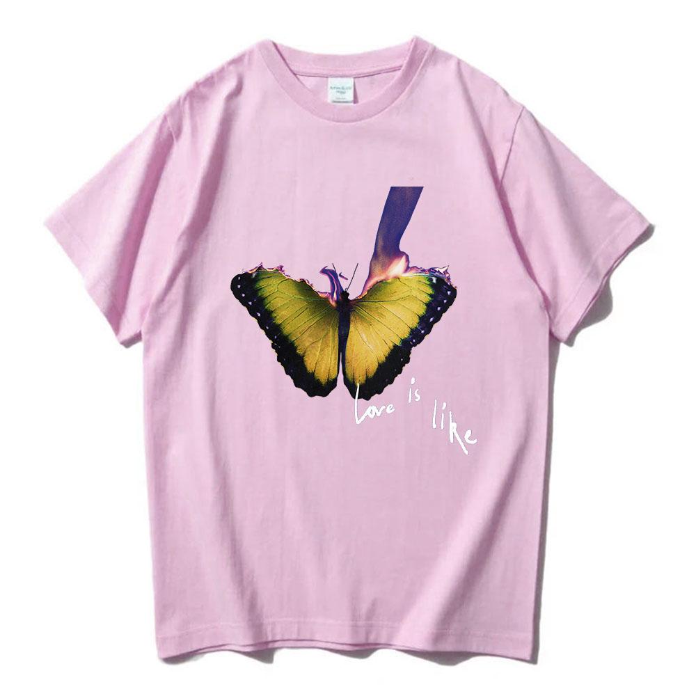 MAROON 5 Love Is Like Tour T-shirt Album Graphic Printing Tshirts Grunge Fashion Unisex Streetwear Cotton Summer Men T Shirt Top