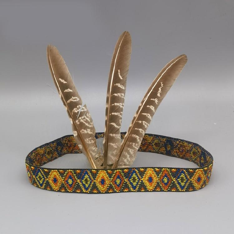 Elegant Feather Headband Cosplay Costume Ethnic Hairband For Adult Children Stage Props Accessories and Themed Parties