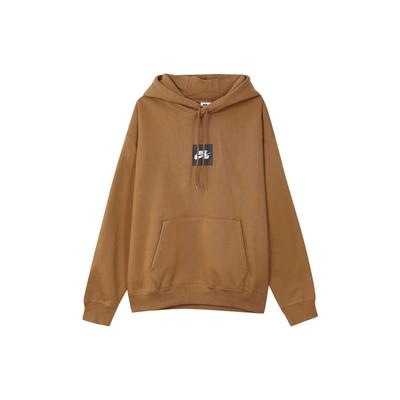 Nike Pattern Print Pullover Hoodie SS23 Men Tops Brown DV8840-270