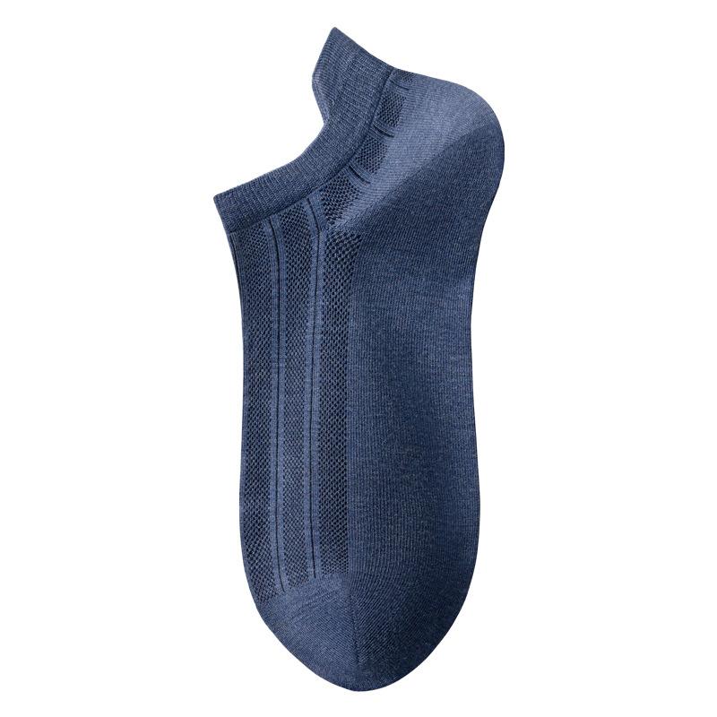 Men's Summer Thin Mesh Breathable Deodorant Sweat Absorbing Cool Socks