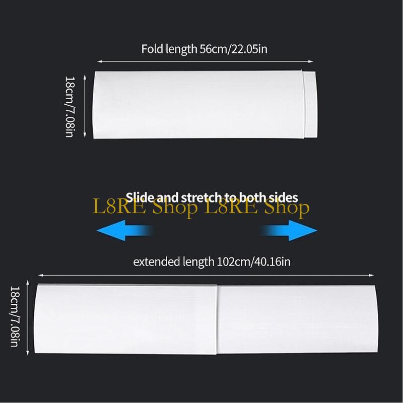 L8RE Scalable Air Conditioning Deflector Air Diverter Cover Telescopic Anti-Wind Baffles Anti Direct Blowing Windshield Guide