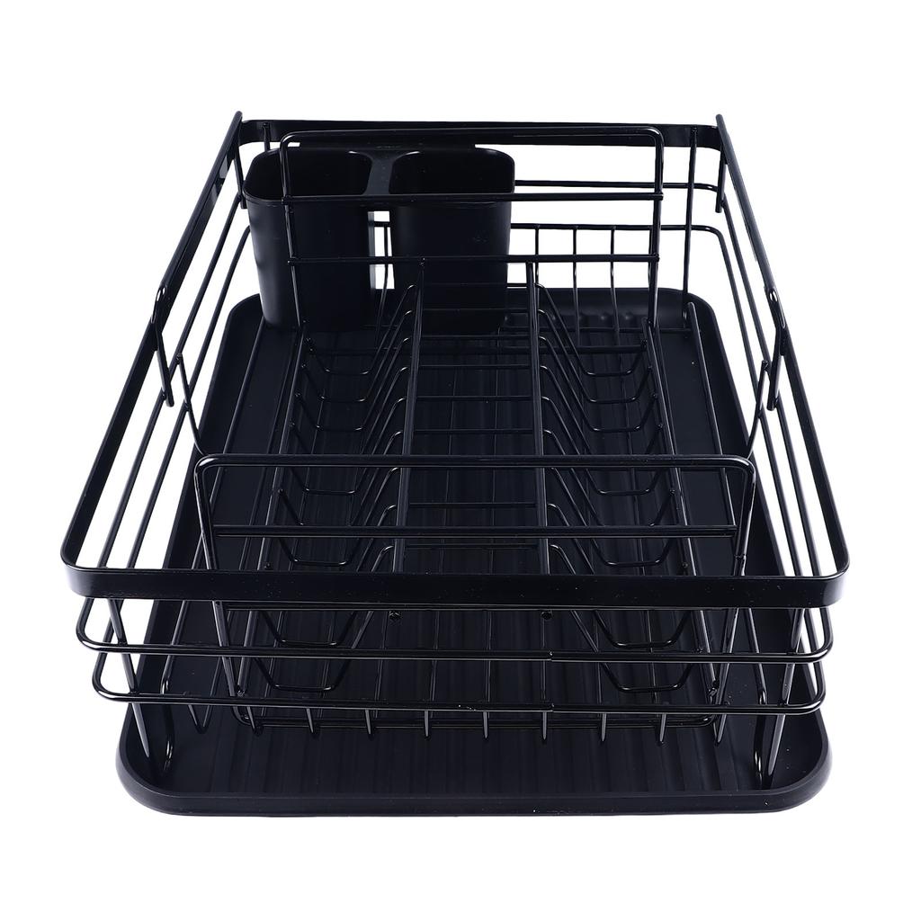 Dish Drying Rack Detachable Utensil Cup Rack Dish Drainer Space Saving Kitchen Counter Dish Racks fo