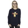 Disney Womens/Ladies Winnie The Pooh Festive Sweatshirt