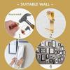 4pc With Nails Photo Frame Hooks Creative Wall Mounting Picture Hangers Metal Clocks Clothes Traceless Hooks for Home