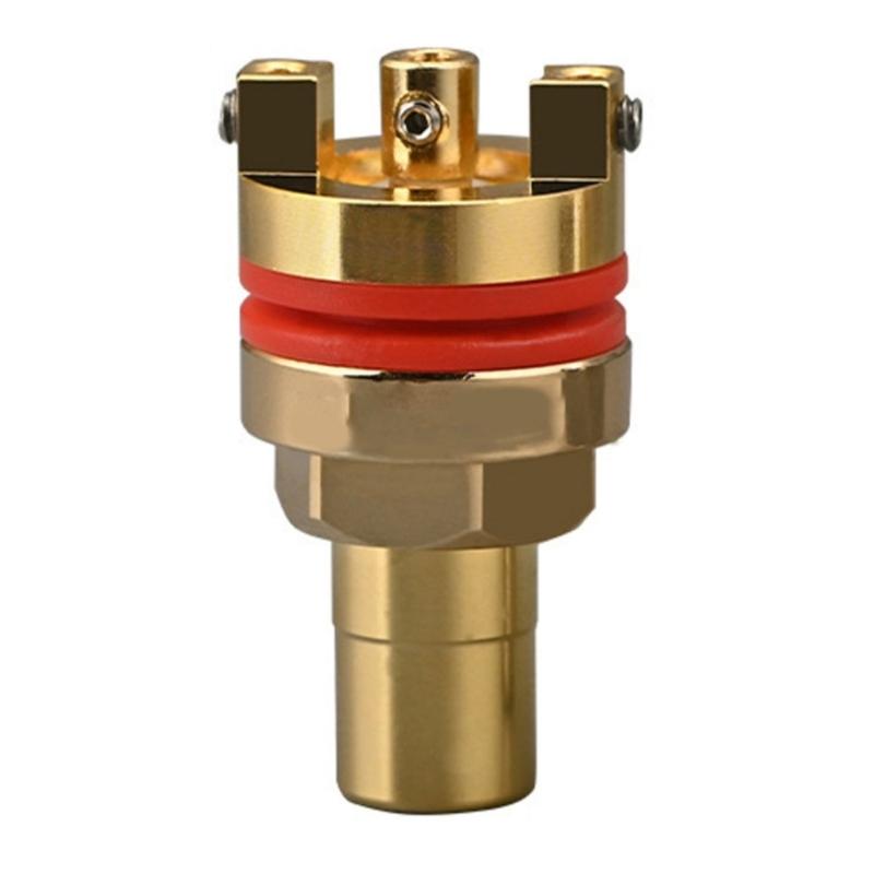 

Female Socket Connector HiFi Sound System Amplifiers Player Socket Connection Adapter красный