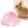 Pet Toilet Convenient Rabbit Litter Box Easy To Clean Large Hollowed-out Triangular Area Small Animal Toilet Pet Supply