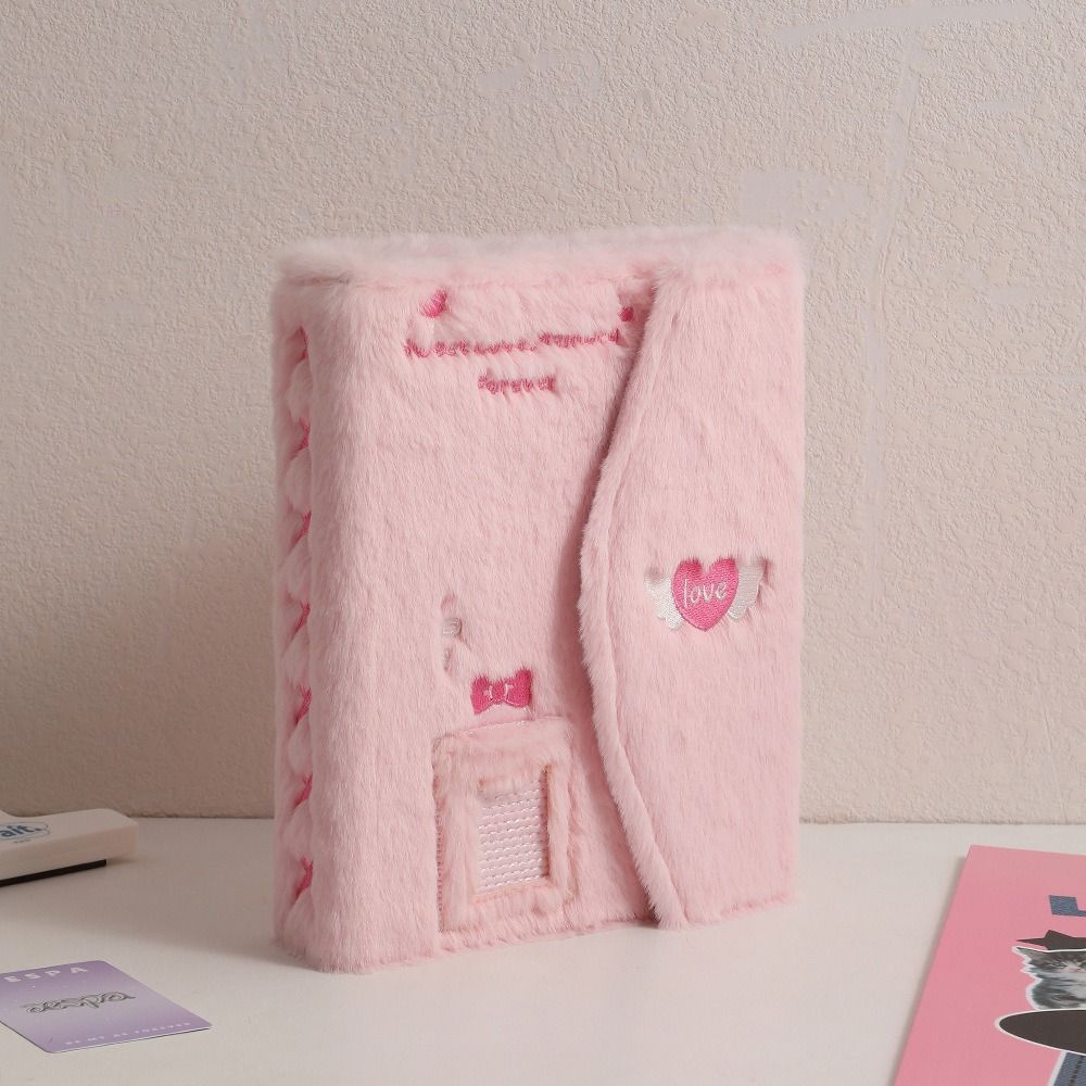 

Loose-leaf Photo Card Holder Book Jacket Idol Photo Album Korean Collection Book Fans Supplies розовый