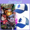 Chapéu Gravity Falls com Design Único de Pinheiro para Adolescentes e Adultos