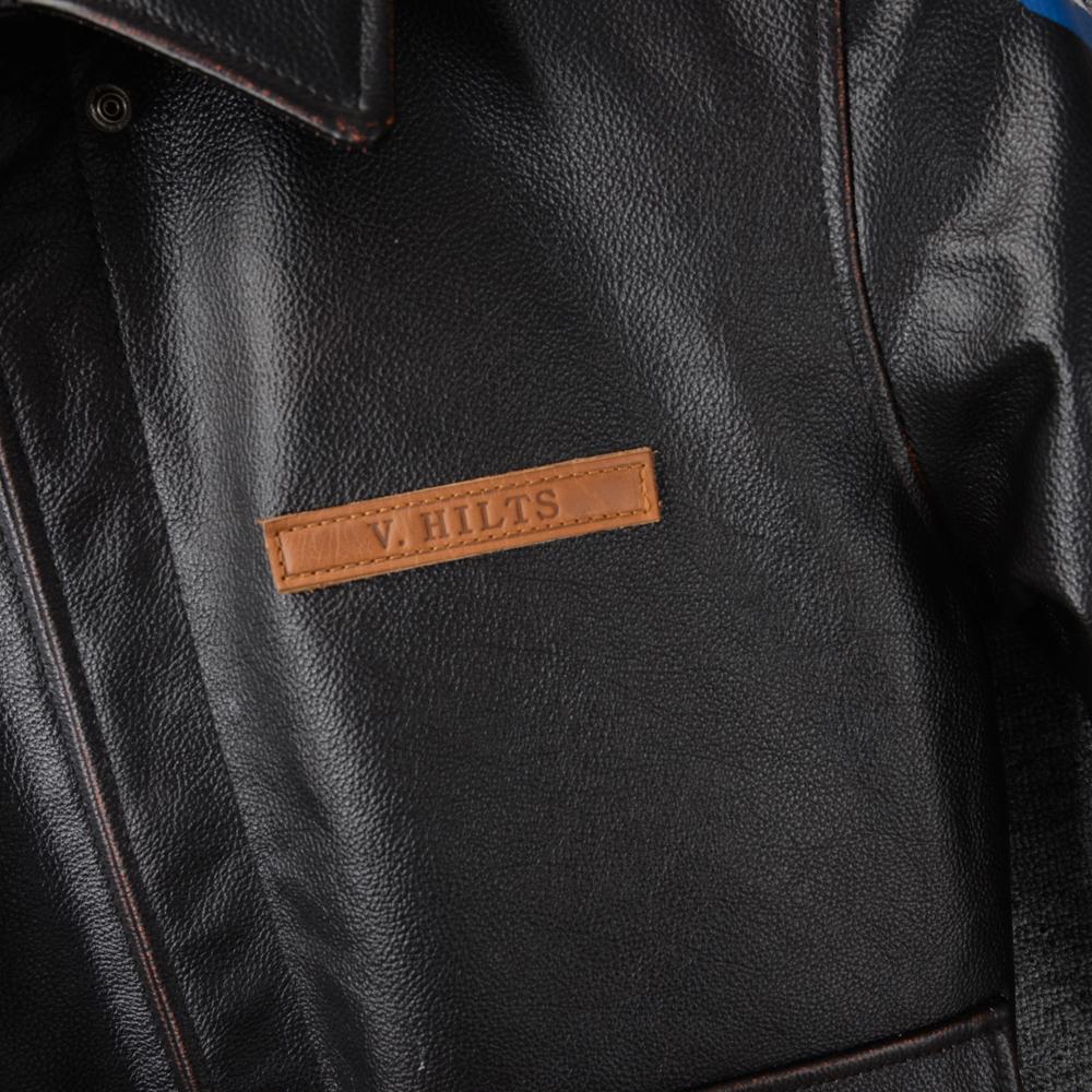 Flight Suit A2 Leather Jacket Men Genuine Cow Pilot Bomber Jackets Men's Cowhide Coat Spring Autumn