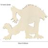 30 Pack 4 Inch Wood Werewolf Cutouts Unfinished Wooden Werewolf Hanging Ornaments DIY Werewolf Craft Gift Tags for Home Party Decoration Craft
