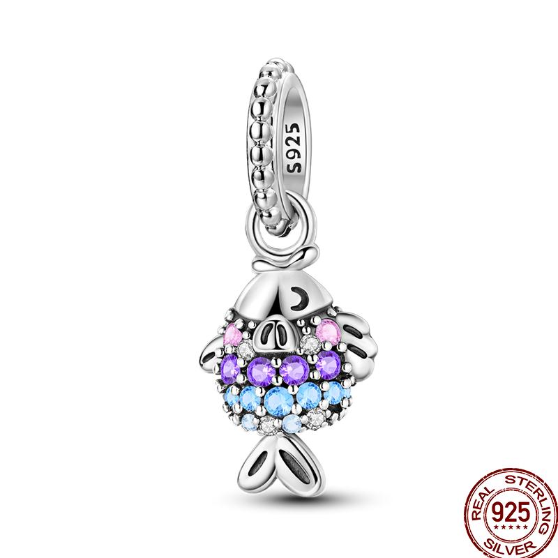 New Copper Starfish Ocean Series Beads Suitable For 3Mm Original Bracelet Diy Gift Anniversary