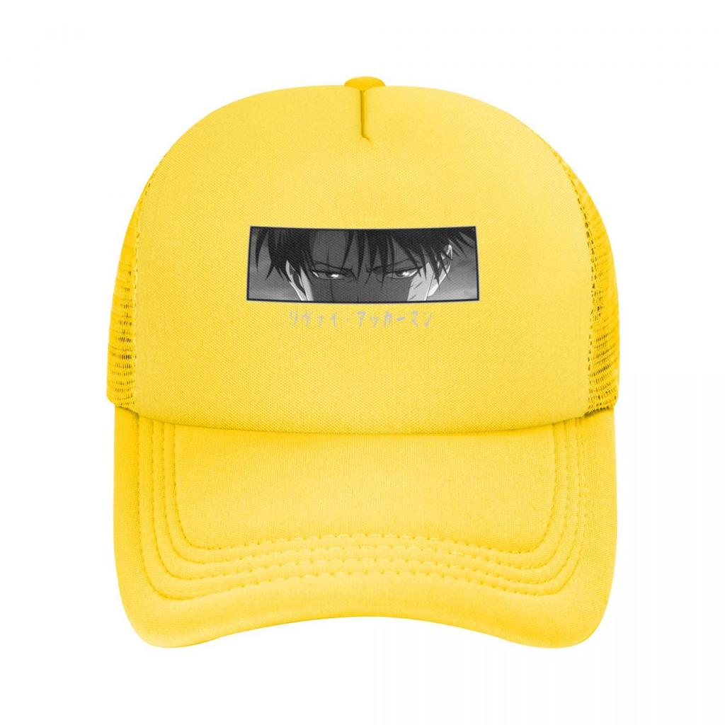 Baseball Caps Levi Shingeki No Kyojin Attack On Titans Mesh Hats Peaked Summer Men Women Hats