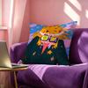 RRnfren Randal Luther Nyon Pillow Case Square DoubleSided Sofa Cushion Cover Bedroom Bedside Pillow