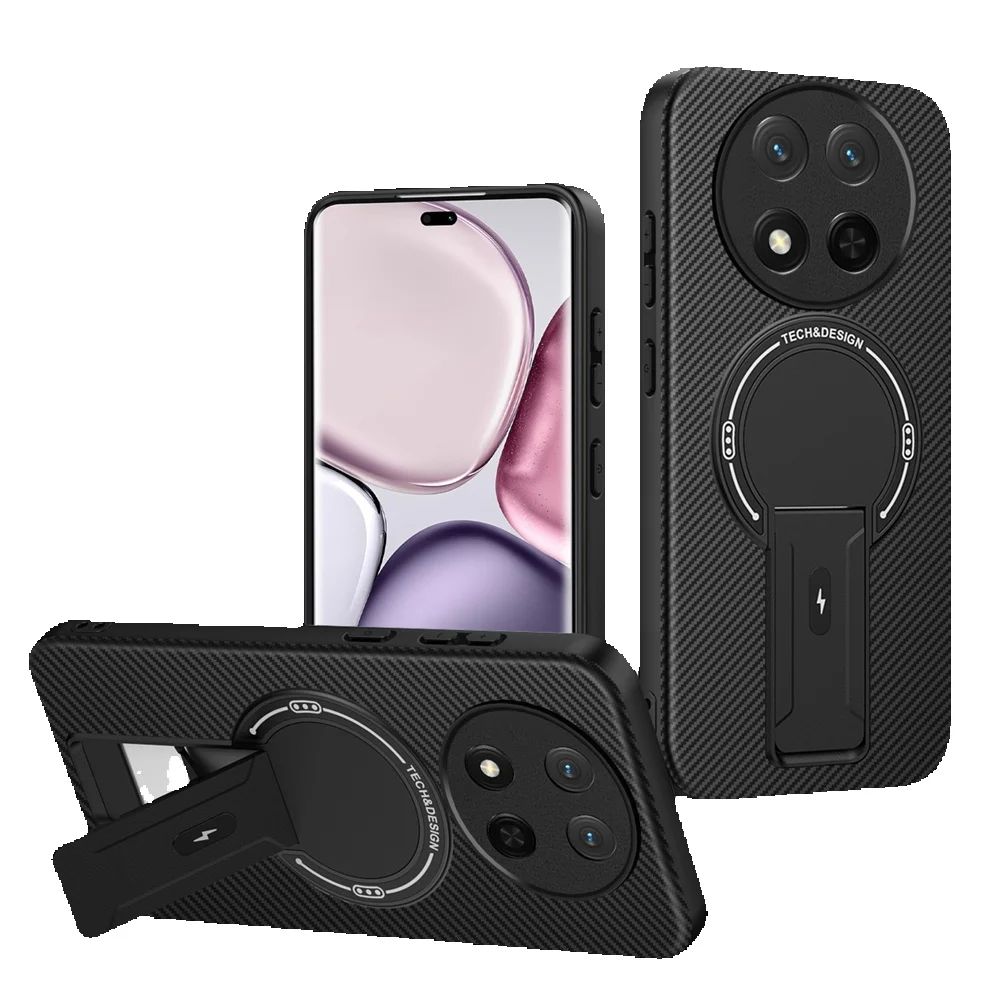 For Honor Magic7 Lite 5G Case Magnetic Stand Holder Armor Bracket Case For Honor Magic 7 Lite Magsafe Wireless Charge Cover