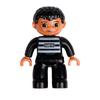 Big Building Blocks Boy Girls Family Policemen Figures Doll Compatible Duplos Children Kids Self Locking Bricks Assemble Toys