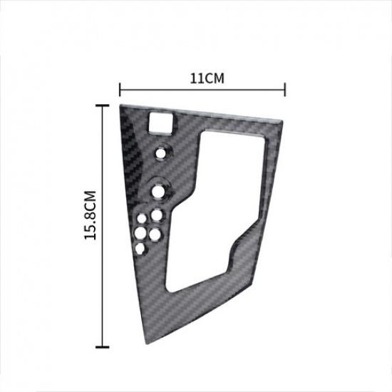Carbon Fiber Central Gear Shift Panel Cover Trim For Toyota Corolla 2014-2018