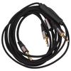 OFC Replacement Upgrade Headphone Cable 3.5mm to Dual 2.5mm Headphone Cord for Master Tracks HD V8 V10 V12 X3