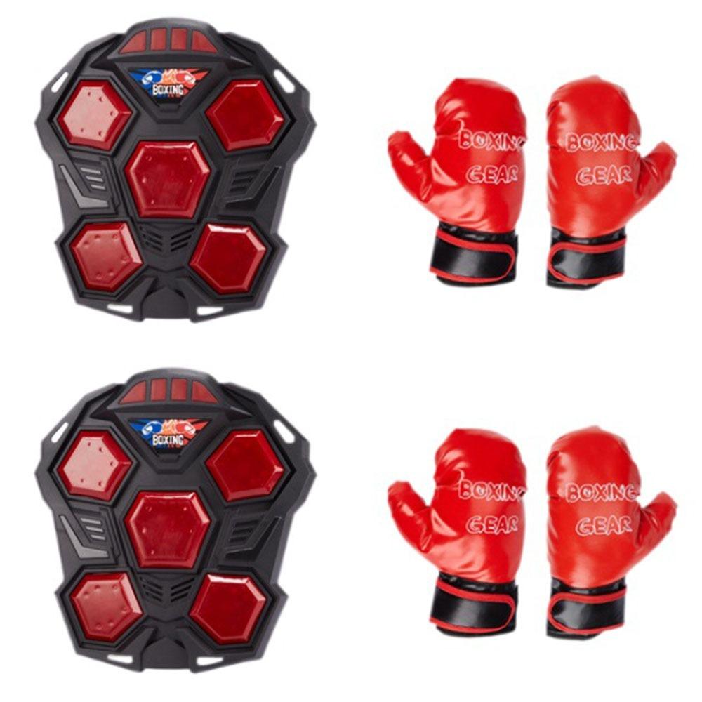 Portable Interactive Boxing Toy Set Creative Smart Music Boxing Machine  Boxing Training Equipment
