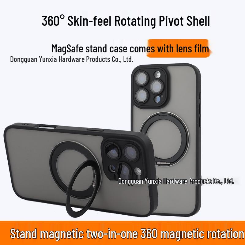 iPhone 17 Pro Max Magnetic Case with 360° Rotating Stand & Drop Protection iPhone 13