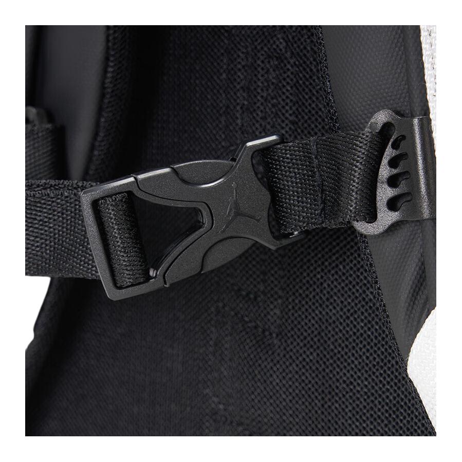 New Jordan Polyester Backpack Tubas Unisex Black & White JD2533003AD-001