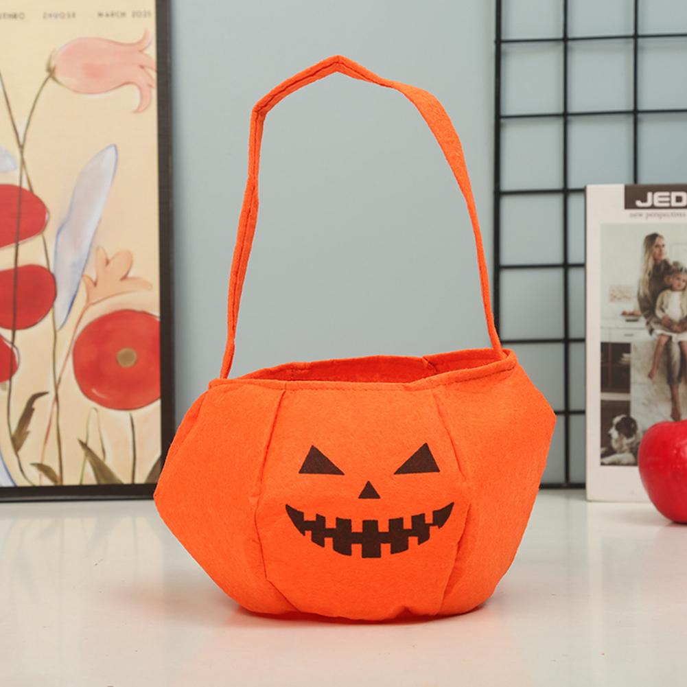 Halloween Pumpkin Candy Bag Gift Storage Bag Trick or Treat Pumpkin Ghost Bags Skeleton Bat Halloween Supplies