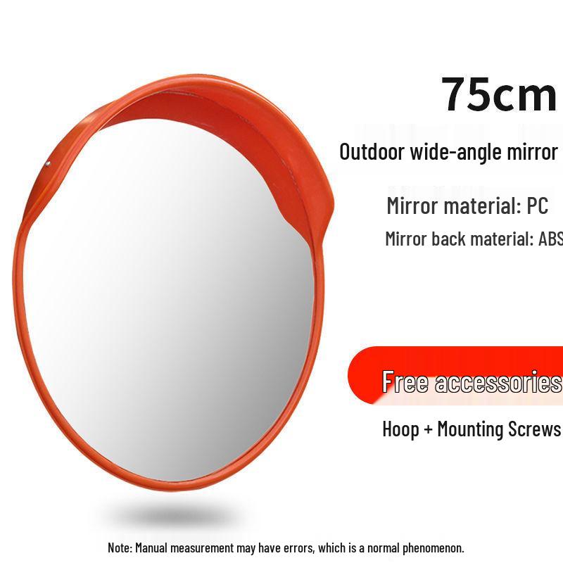 80cm Outdoor Convex Traffic Safety Mirror for Intersection Blind Spots