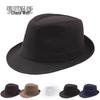Summer Wool Knit Mesh Fedora Hat with Leather Band