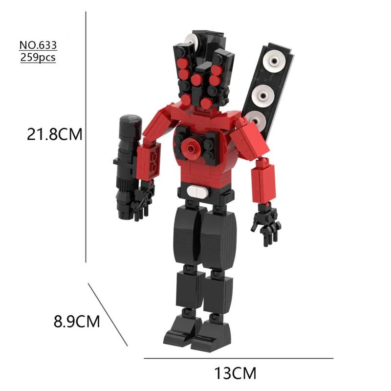 2023 Skibidi Toilet Man VS Monitor Blocchi da Costruzione Camerman Titan Speakerman Giocattolo Fai da Te Set di Figure Speakerman per Bambini Regalo