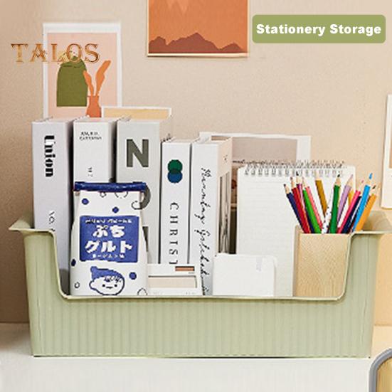 Desktop Organizer High Fence Keep Neat Solid Color Convenient Cosmetics Sundries Organizer Household Supplies